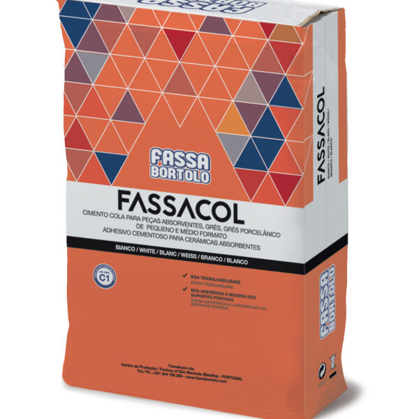 CIMENTO COLA FASSA FASSACOL CINZA 25 KG 1068