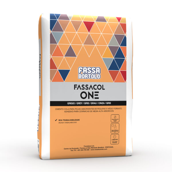 CIMENTO COLA FASSA FASSACOL ONE CINZA 25 KG 1188