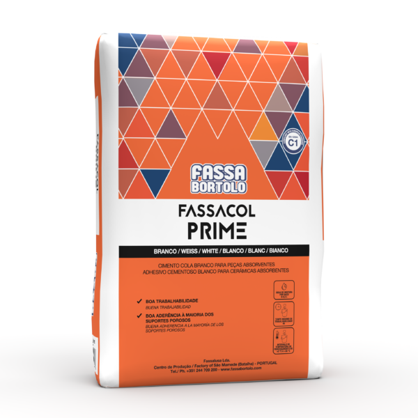 CIMENTO COLA FASSA FASSACOL PRIME BRANCO 25 KG 1782