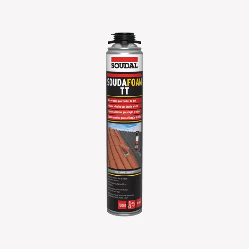 espuma-para-telhas-soudafoam-tt-soudal-gun-750ml ESPUMA PARA TELHAS SOUDAFOAM TT SOUDAL GUN TERRACOTA 147483 750 ML - Image 1