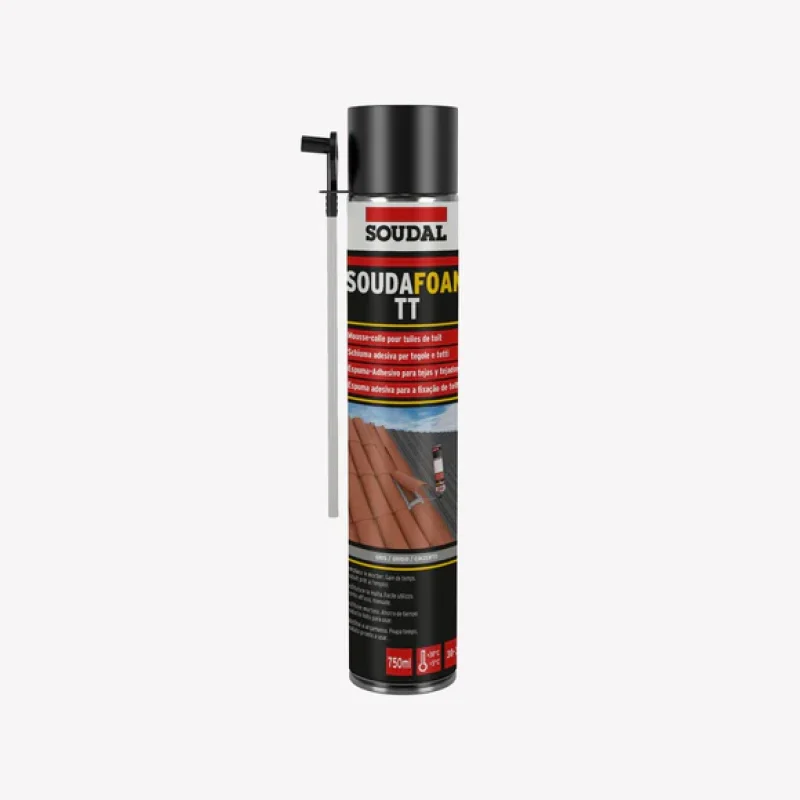 espuma-para-telhas-soudafoam-tt-soudal-manual-750ml ESPUMA PARA TELHAS SOUDAFOAM TT SOUDAL MANUAL 147484 TERRACOTA 147484 750 ML - Image 1