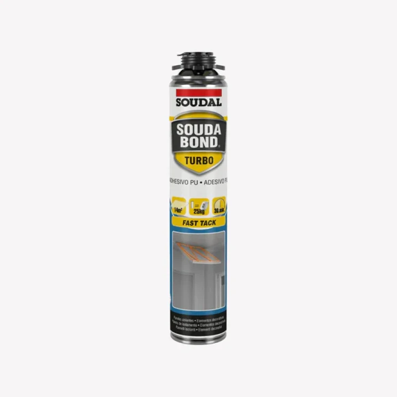espuma-pu-soudal-153175-soudabond-turbo-pistola-750ml ESPUMA PU SOUDAL 153175 SOUDABOND TURBO PISTOLA 750 ML (p/etics) - Image 1