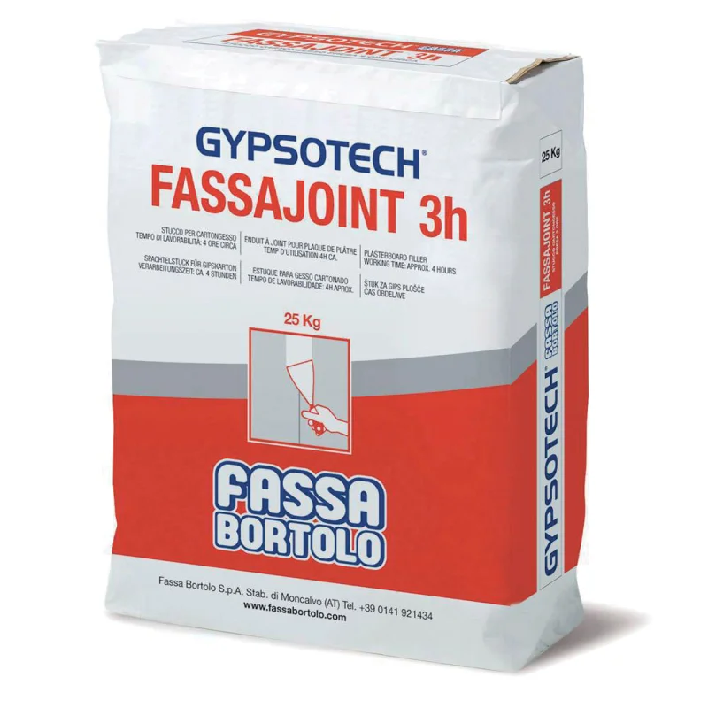 estuque-fassa-fassajoint-3h ESTUQUE FASSA FASSAJOINT 3H BRANCO 25 KG 356 - Image 1