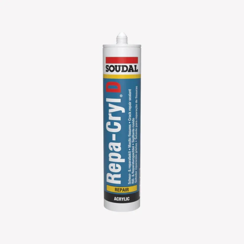 mastique-repacryl-d-soudal-310ml MASTIQUE REPACRYL D SOUDAL 106184 BRANCO 310 ML - Image 1