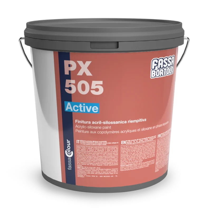 px-505-tinta-acril-siloxanico-14l-fassa PX 505 - TINTA ACRIL-SILOXÂNICO 13,2L - BASE MEDIUM - FASSA - Image 1