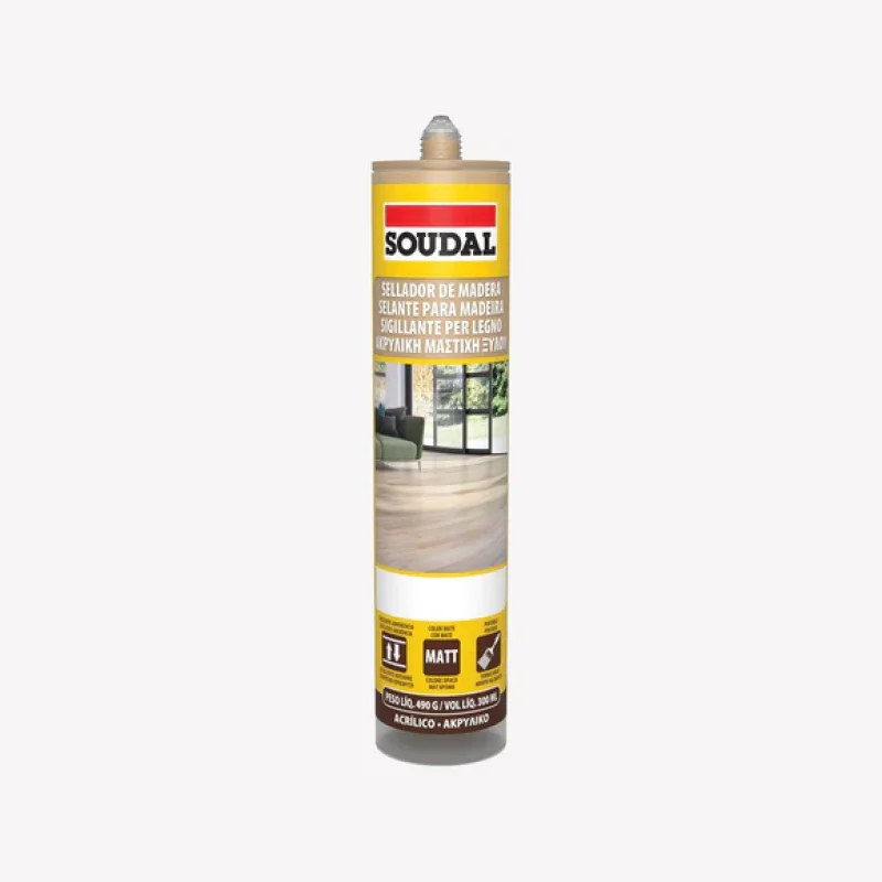 selante-para-madeira-soudal-125623-pinho-300ml SELANTE PARA MADEIRA SOUDAL 125623 PINHO 300 ML - Image 1