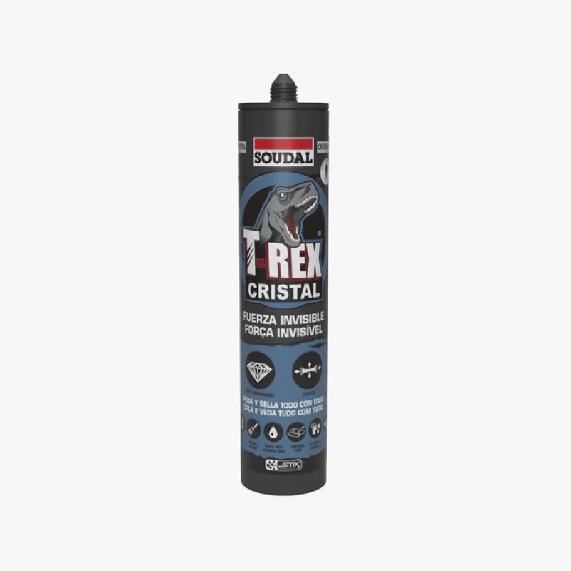 selante-trex-crystal-soudal-290ml SELANTE T-REX CRISTAL SOUDAL 118694 290 ML - Image 1