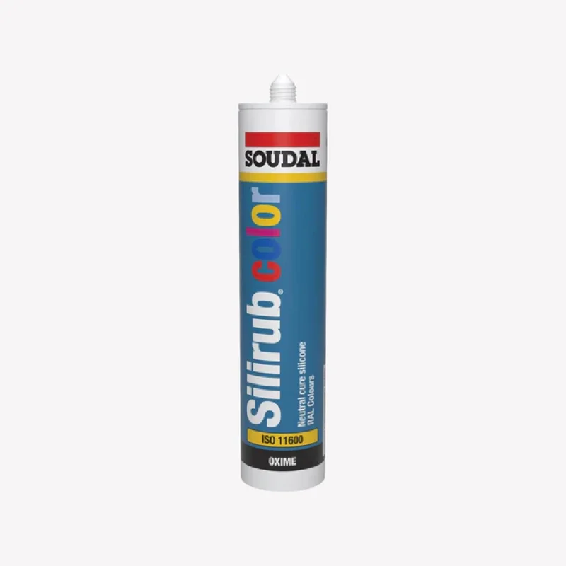 silicone-silirub-color-soudal-310ml SILICONE SILIRUB COLOR SOUDAL 105827 MARFIM CLARO RAL 1015 310 ML - Image 1