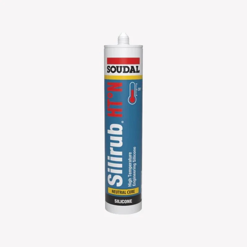 silicone-silirub-ht-n-soudal-preto-310ml SILICONE SILIRUB HT-N SOUDAL 108266 PRETO 310 ML - Image 1