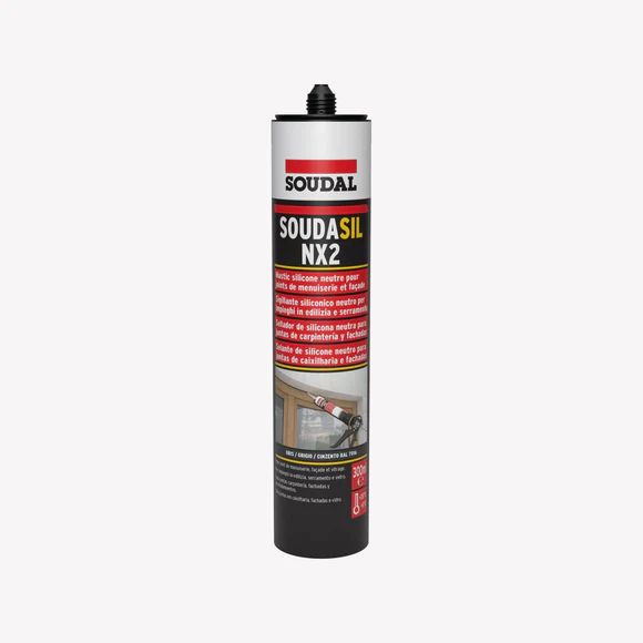 SILICONE SOUDASIL NX SOUDAL GREY RAL 7016 300 ML 128794