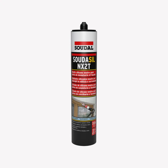 SILICONE SOUDASIL NXT SOUDAL 128796 TRANSPARENTE 300 ML