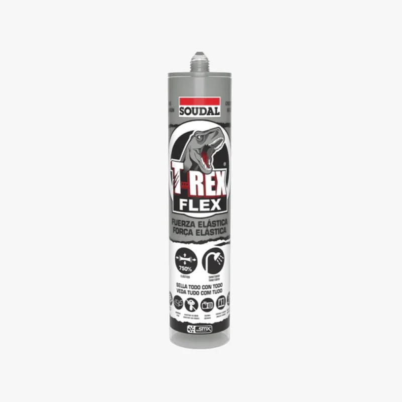 t-rex-flex-cinza-betao-290ml-soudal T-REX FLEX CINZA BETÃO 290ml - SOUDAL - Image 1