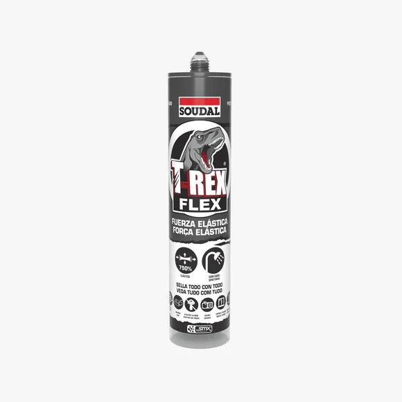 T-REX FLEX PRETO 290ml - SOUDAL