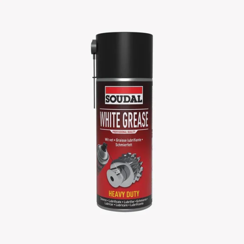 white-grease-spray-soudal-400ml-graxa-branca WHITE GREASE SPRAY SOUDAL 400 ML - GRAXA BRANCA - Image 1