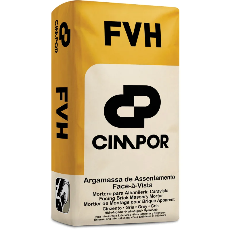argamassa-face-a-vista-hidrofugada-cimpor-cinza-25kg-fvh ARGAMASSA FACE Á VISTA HIDROFUGADA CIMPOR-CINZA 25KG (FVH) - Image 1