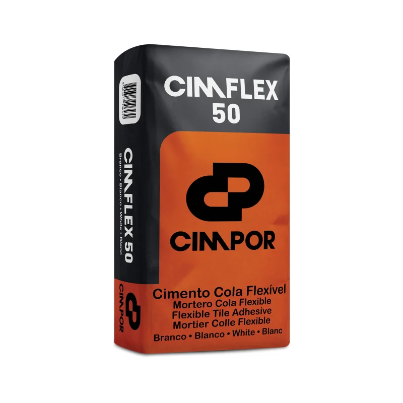cimento-cola-cimflex-50-branco-25kg-cimpor CIMENTO COLA CIMFLEX 50 BRANCO 25KG CIMPOR - Image 1