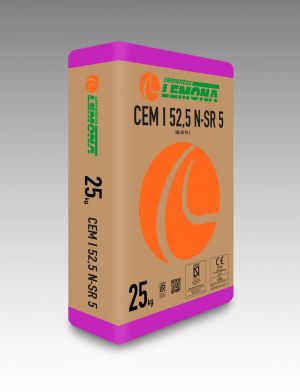 CIMENTO LEMONA CEM I 52,5 N-SR 5 25KG
