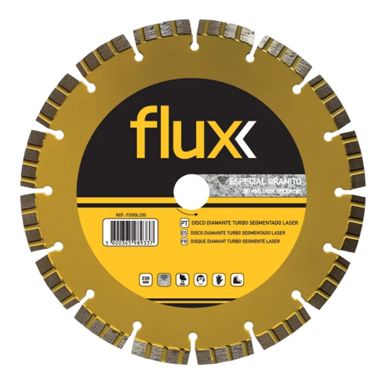 disco-diamante-granito-laser-flux Disco Diamante Granito Laser 230mm Flux - FDDGL230 - Image 1