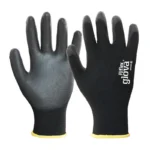 LUVA NYLON REVESTIMENTO LATEX PRETO GLOVA
