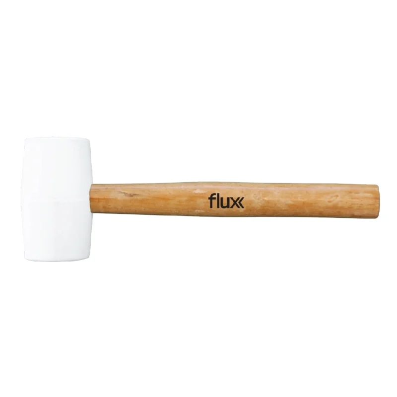 maço-borracha-branca-flux MAÇO BORRACHA BRANCA 60MM FLUX - FMBB60 - Image 1