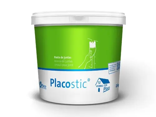 PLACOSTIC PASTA DE JUNTAS CUBO 2KG P72 C6 - PLACO