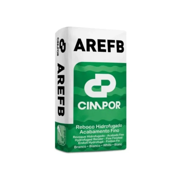 REBOCO EXT.PROJ.ACAB.FINO BRANCO HID CIMPOR 25KG