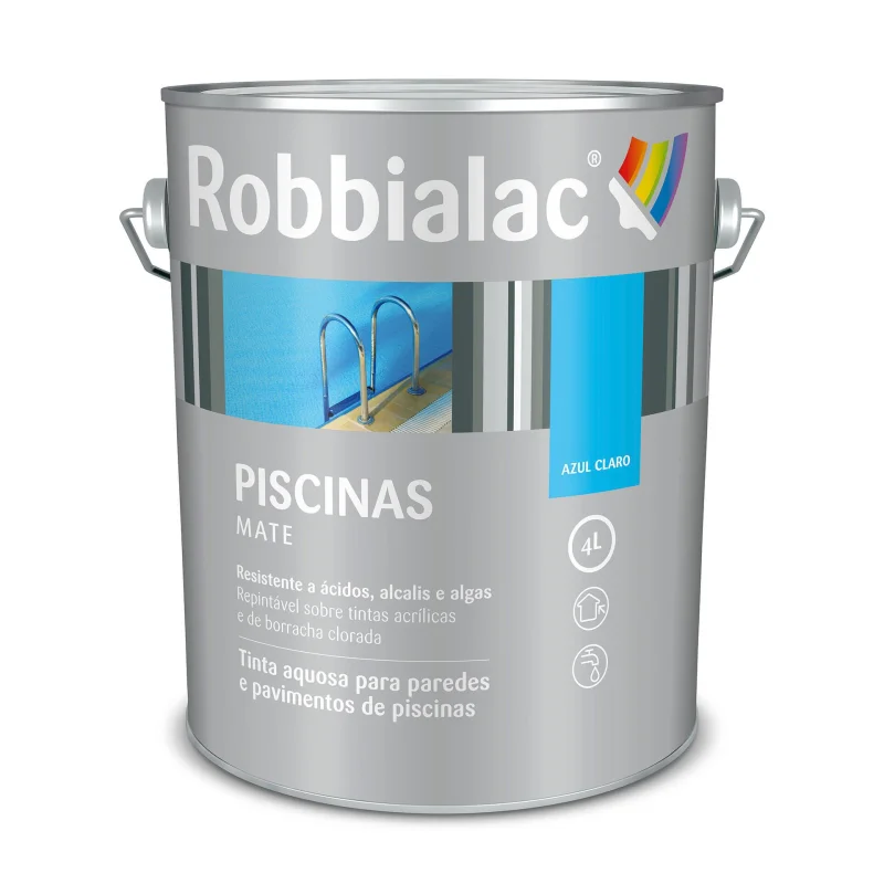 tinta-para-piscinas-azul-claro-4l-robbialac TINTA PARA PISCINAS AZUL CLARO 4L - ROBBIALAC - Image 1