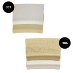 BORDADURA PISCINA CONCAVA BRANCA/AMARELA 48*40 MACEL REFª BC-306/307