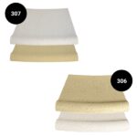 BORDADURA PISCINA CONVEXA BRANCA/AMARELA 39*40 MACEL REFª BCX-306/307