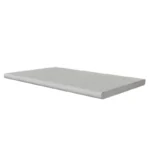 BORDADURA PLANA COMPACT 60*40*3 CM TRAVERTINO BRANCA REF-1306