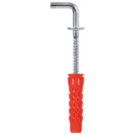 BUCHA UNIVERSAL 6 x 30 C/GANCHO ANGULAR (CX 6 UND) - BSFXL-06030048 - KLIMAS