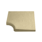 CANTO CONCAVO PICOTADO 45*30 AMARELO MACEL REFª C-34