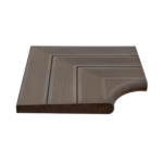 CANTO CONCAVO TIPO DECK MACEL 45*30 REF.ªC-506 CASTANHO