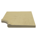 CANTO CONCAVO TRAVERTINO 40*47 AMARELO MACEL REFª C-306