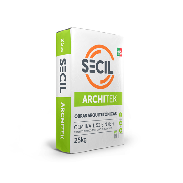 CIMENTO BRANCO 40KG 52.50N - ARCHITEK SECIL