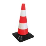 CONE DE SINALIZAÇÃO EM POLIETILENO DE 50cm - CLS