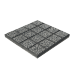 MOSAICO HID 40*40*3.5 PRETO MACEL REFª 206