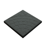 MOSAICO HID 30*30*2.6 TIPO ROSETA PRETO MACEL REFª 3127