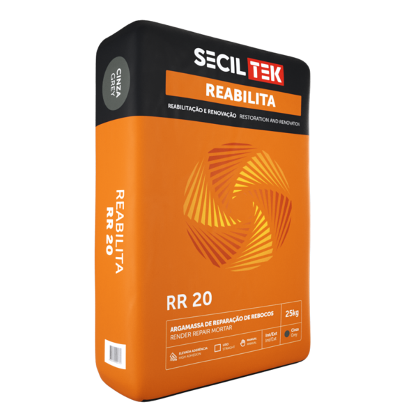 REABILITA RR20 (REP.E ACAB.) CINZA 25KG SECIL