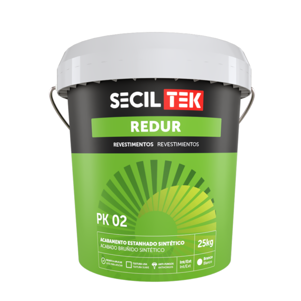 REDUR PK 02 BALDE 25KG BRANCO pasta estanhar exterior SECIL